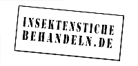 Insektenstiche Behandeln.de Stempel Logo